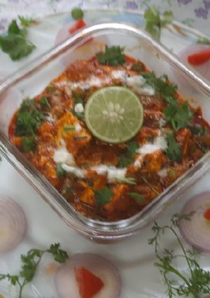 A picture of Shahi panner muttor masala (Restaurant style).
