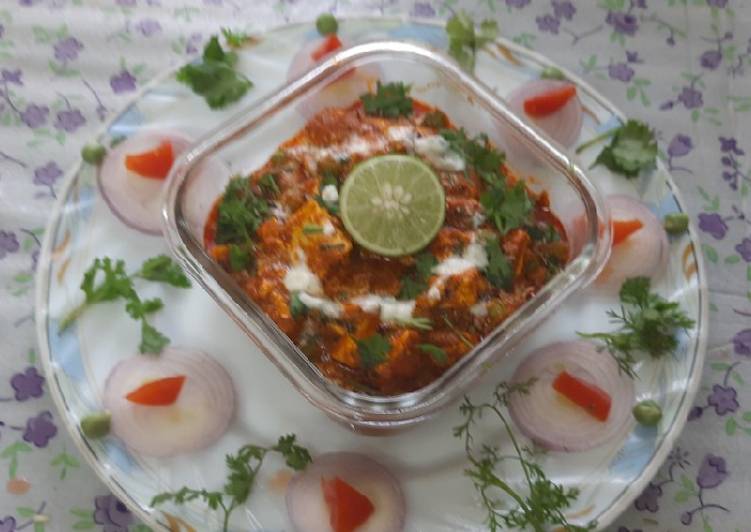 Shahi panner muttor masala (Restaurant style)