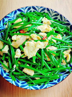 韭菜花炒蛋 的食譜成品照片