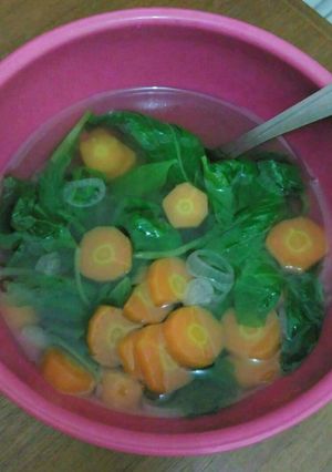 Foto resep Sayur Bayam Simple - 3 Bahan (ala Anak Kos)
