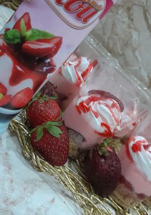 صورة لوصفة تحلية الفراولة ولا أروع 👌🍓🍓🍓🍓