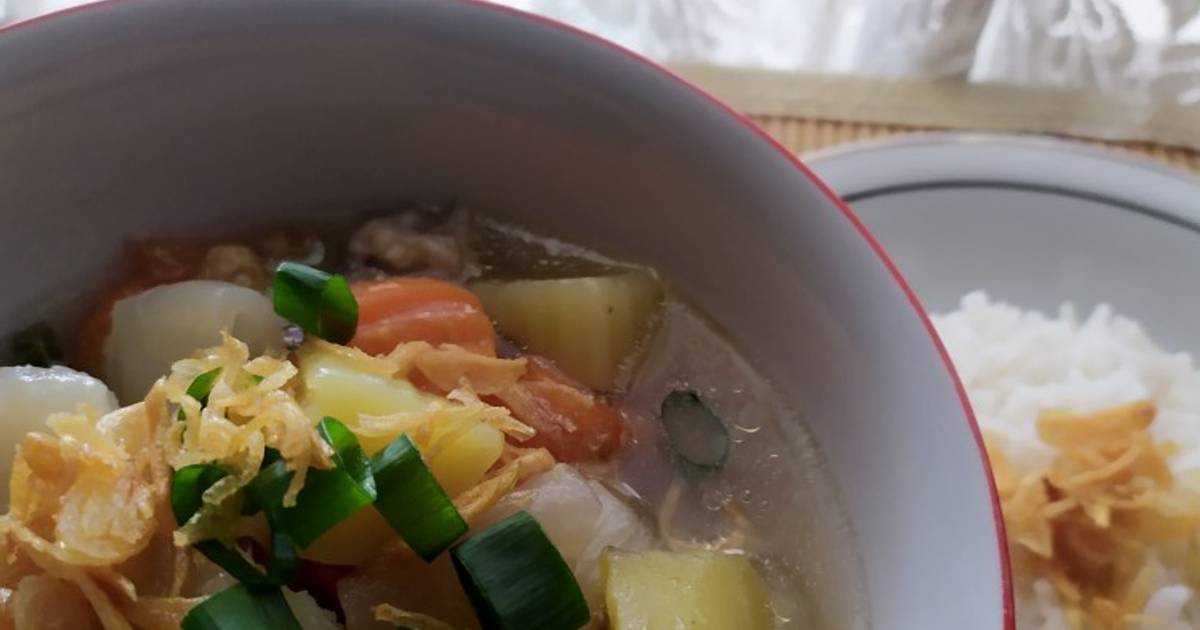 Resep 4. Sop Kaki Sapi Kesukaan oleh bunda Naga Cookpad