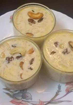 चावल की खीर (chawal ki kheer recipe in Hindi) रेसिपी मुख्य फोटो