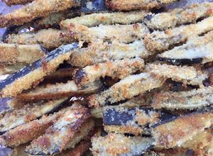 Foto di 123 • Bastoncini croccanti di melanzane al forno (con albumi)
