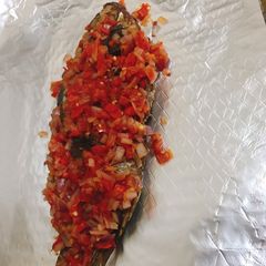 A picture of Grilled fish.