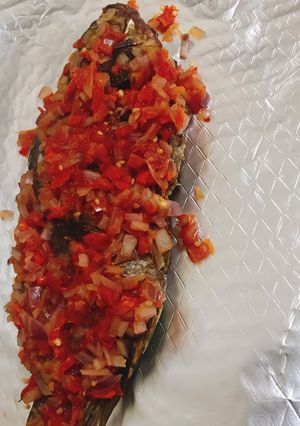 A picture of Grilled fish.
