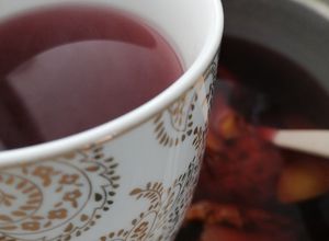 Una foto de Ponche de frutas, ligero y de aprovechamiento☕🍍🍏