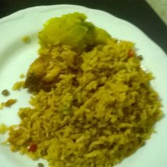 A picture of Biryani chicken Rice.