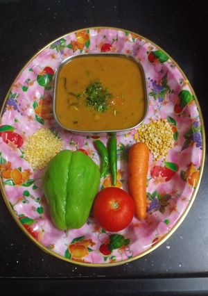 * கல்யாண வீட்டு இட்லி சாம்பார் *(marriage style idly sambar recipe in tamil) செய்முறை முக்கிய புகைப்படம்