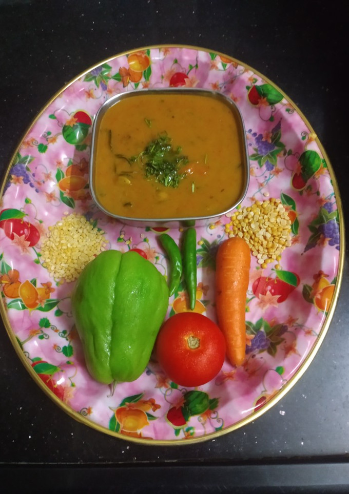 * கல்யாண வீட்டு இட்லி சாம்பார் *(marriage style idly sambar recipe in tamil) செய்முறை முக்கிய புகைப்படம்