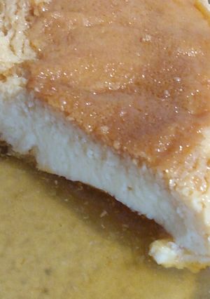 Una foto de Flan de limón