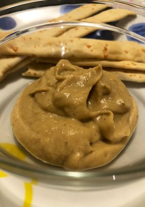 Una foto de Pasta de berenjenas