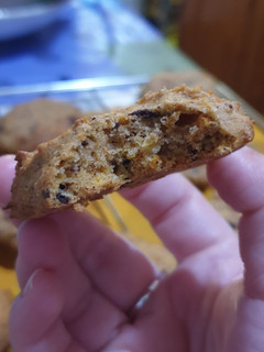 Una foto de Galletas integrales de calabaza y chocolate