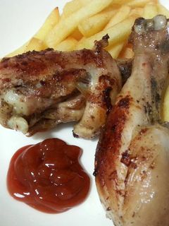 Una foto de Jamoncitos de pollo a la cerveza