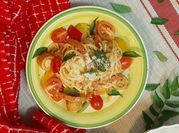 Gambar pasta telur masin