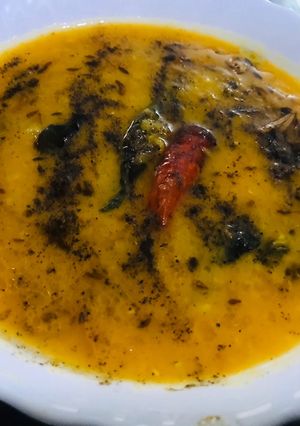 A picture of Khatti moong masoor ki daal.