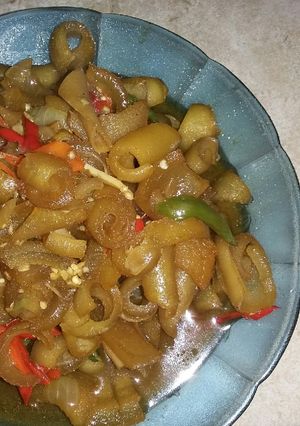 Foto resep Oseng kikil kecap