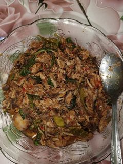 Foto resep Tongkol suwir kemangi pedas 🌶