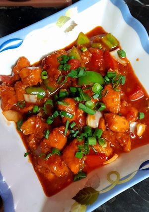 A picture of 😜😜Chicken shashlik😜😜.