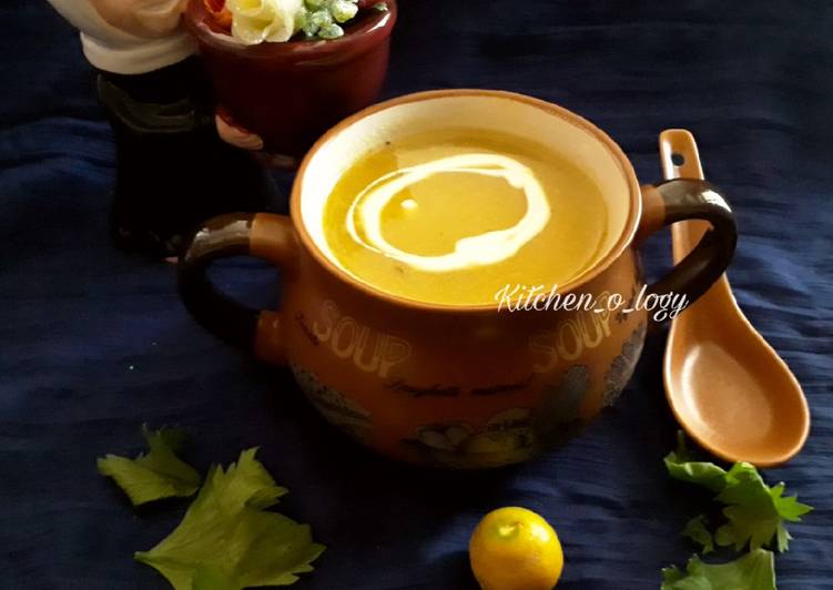 Simple Way to Make Quick Pumpkin Soup #winterdishes #Post4