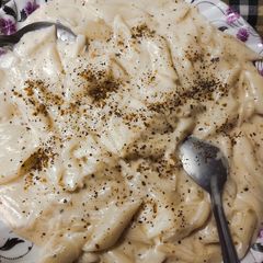 A picture of Creamy White sauce pasta.