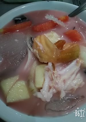 Foto resep #BikinRamadhanBerkesan #9 es buah sederhana