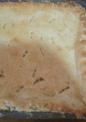 A picture of Pork in a pie.