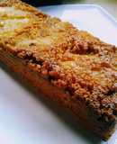 Budín  light de manzanas, sin harina