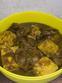 Foto resep Semur hati ampela dan tahu