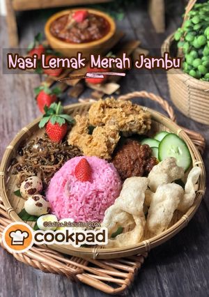 Gambar Nasi Lemak Merah Jambu