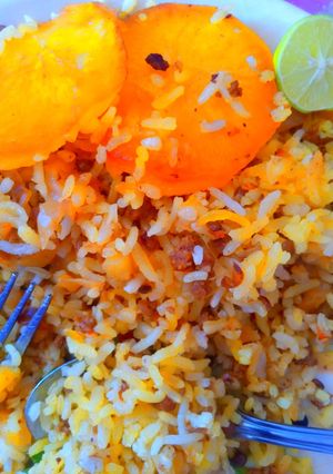 عکسی از دستور استانبولی پلو گوشت چرخی😍😘😋😋