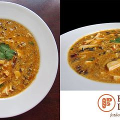 A picture of Chinese Hot & Sour Soup.