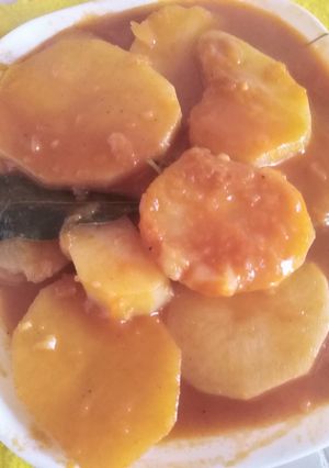 صورة لوصفة بطاطا حمراء