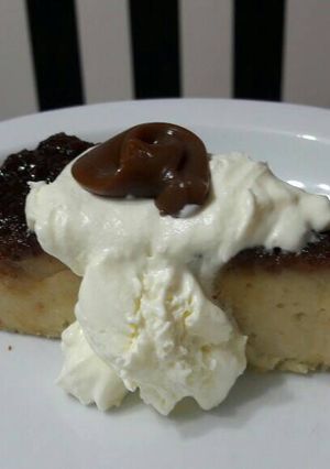 Una foto de Budín de Pan al horno
