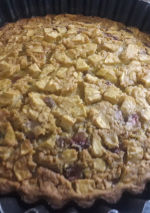 Una foto de Torta de frutas con miel