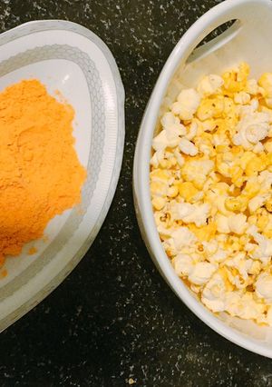 صورة لوصفة بوب كورن (فشار) بطعم الكاتشب 🤩