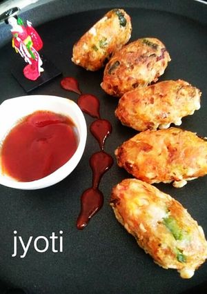 A picture of Sezwan fritters.