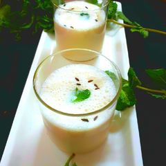 A picture of Mint jeera lassi.