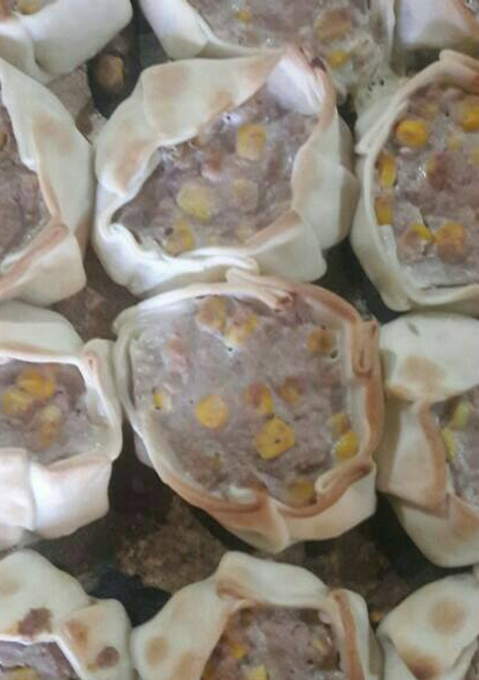 Una foto de Canastitas de atún y choclo