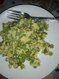 Ejotes con huevo