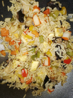Una foto de Arroz frito