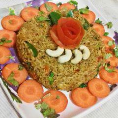 A picture of Mix veg pilao.