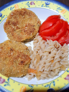 Una foto de Milanesas de zapallito veganas y vegetarianas