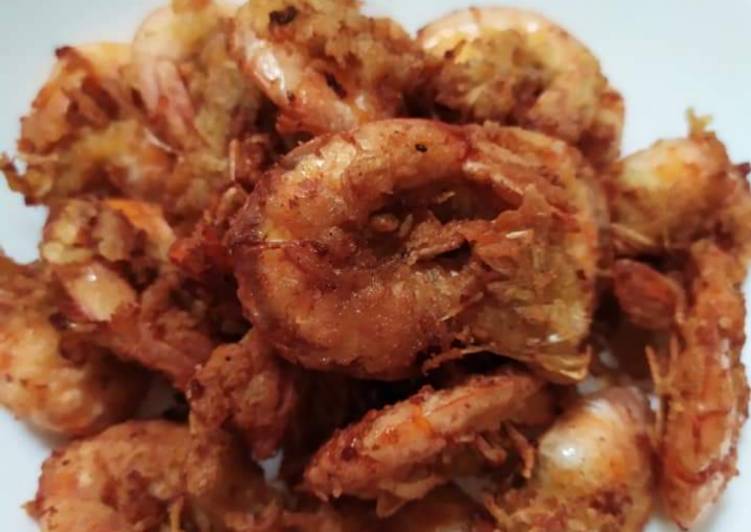 Resep Udang goreng ori, Enak Banget