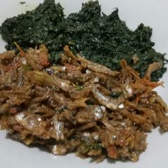 A picture of Fried omena.