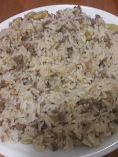 صورة لوصفة رز بفول