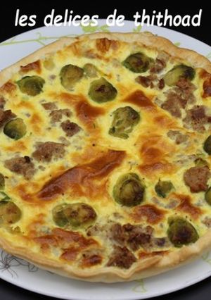 Une photo de Quiche au thon et chou de Bruxelles