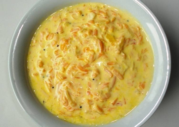 Steps to Make Super Quick Homemade Carrot Raita