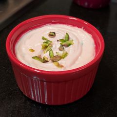 A picture of Rose Shrikhand.