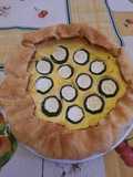 Torta salata con curry e zucchine
